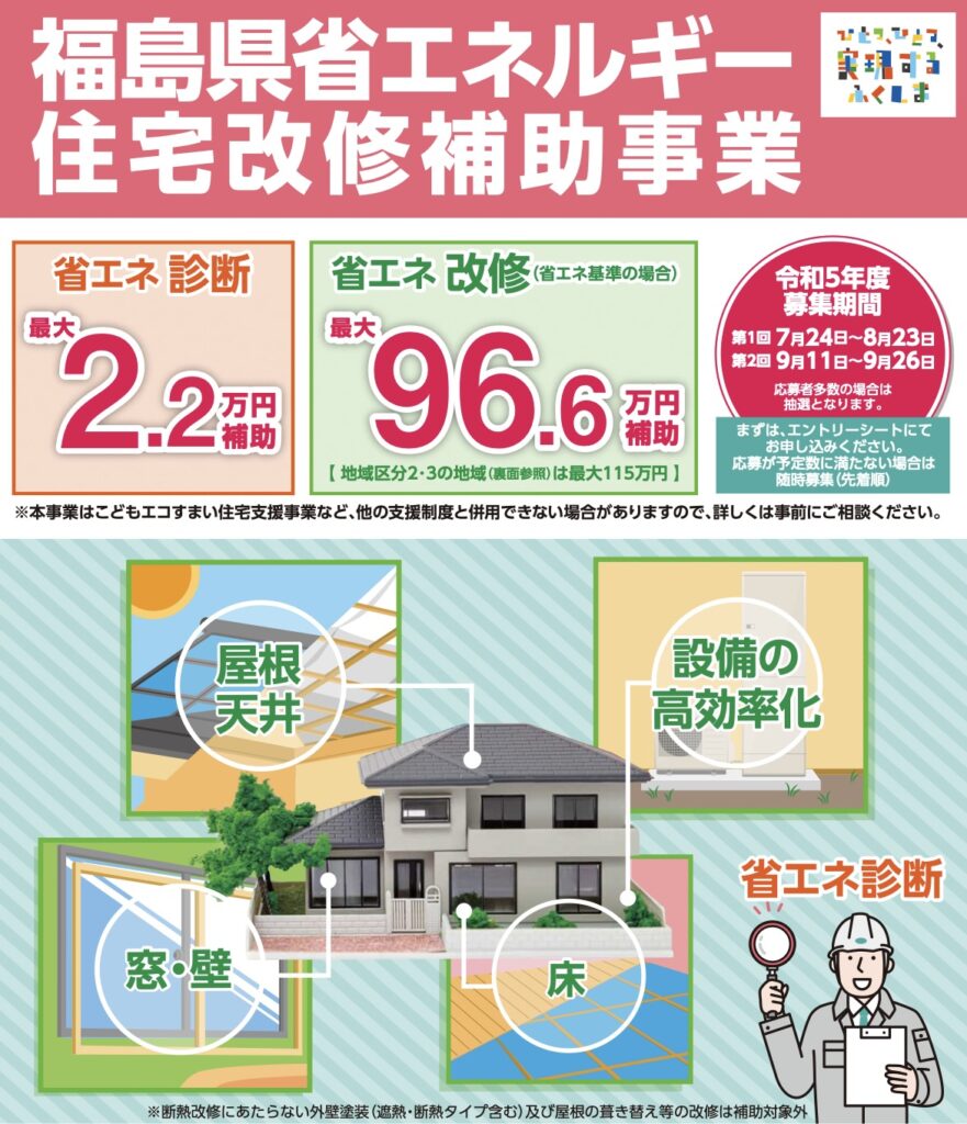福島県省エネルギー住宅改修補助事業
